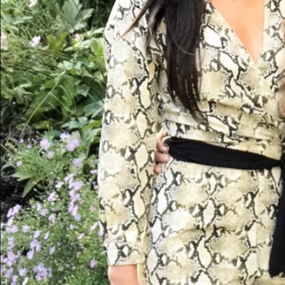 Zara pant suit size small. Snake skin colour. - Picture 3 of 3